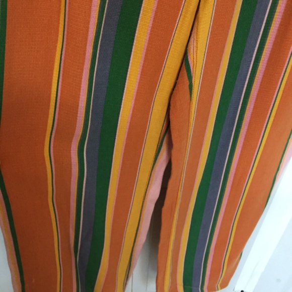 Free People Multicolor Striped Cropped Pants - Picture 7 of 15